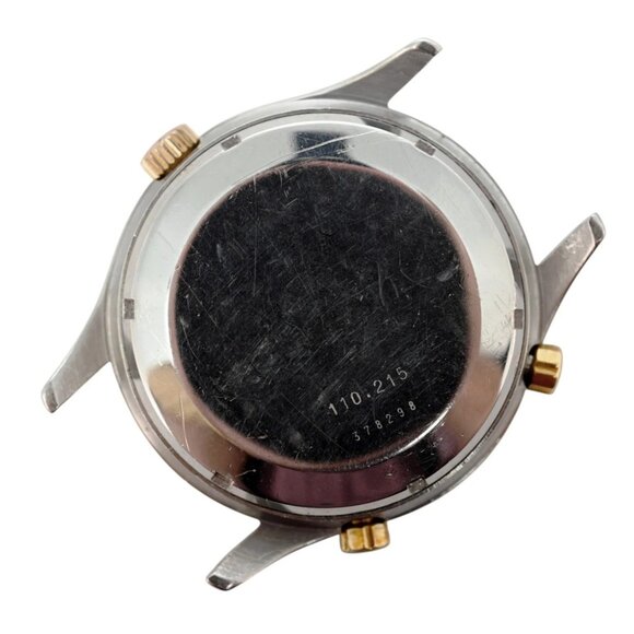 Heuer 38mm Vintage Verona Black Dial Automatic Chronograph Watch - Picture 6 of 9